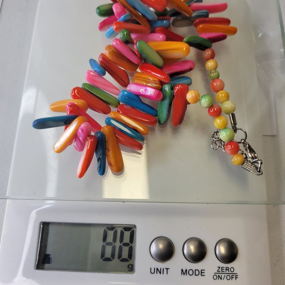 Colourful Shell Beaded Necklace - image 4